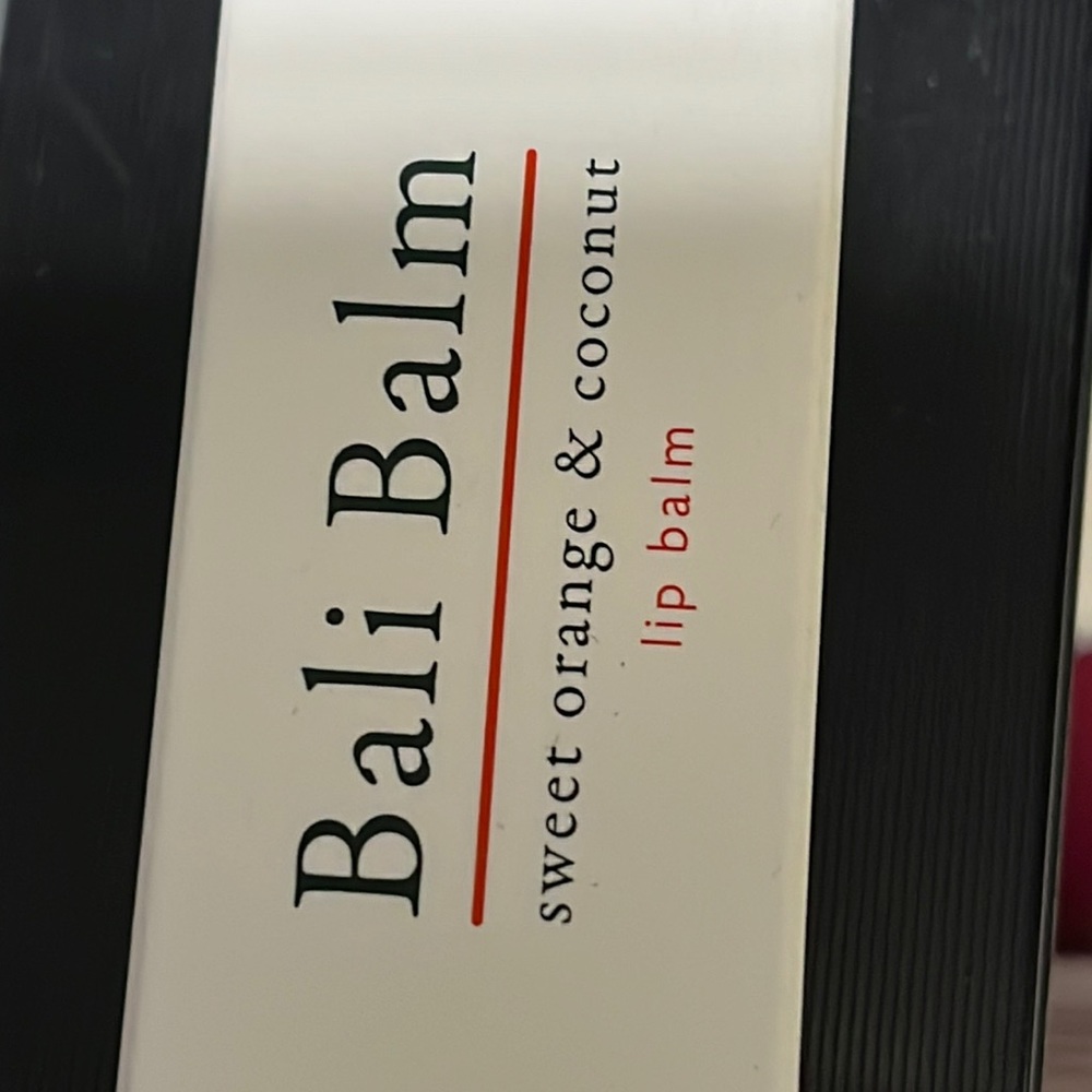 Bali balm sweet orange & coconut lip balm New
